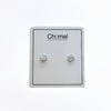 6mm Solitaire Cubic Zirconia Earring - CHOMEL