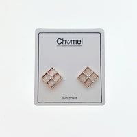 Simulated Moonstone Earrings - CHOMEL