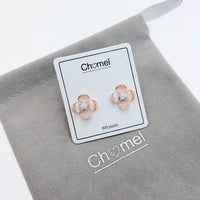Flower Simulated Moonstone Earrings - CHOMEL