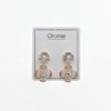 Flower Simulated Moonstone Earrings - CHOMEL