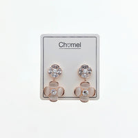 Flower Simulated Moonstone Earrings - CHOMEL