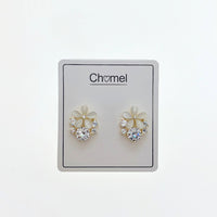 Flower Simulated Moonstone Earrings - CHOMEL