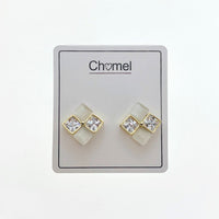 Simulated Moonstone Earrings - CHOMEL