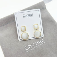 Simulated Moonstone Earrings - CHOMEL