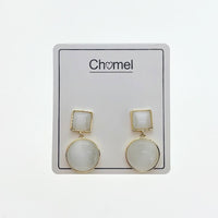 Simulated Moonstone Earrings - CHOMEL