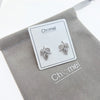 Leaf  Cubic Zirconia  Earrings - CHOMEL