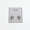 Leaf  Cubic Zirconia  Earrings - CHOMEL
