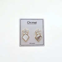Mother of Pearl Gold Earrings - CHOMEL