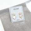 Mother of Pearl Gold Earrings - CHOMEL