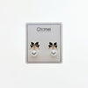 Ribbon Pearl Earrings - CHOMEL