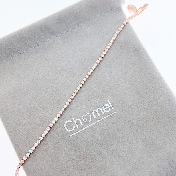 Cubic Zirconia Tennis Bracelet - CHOMEL