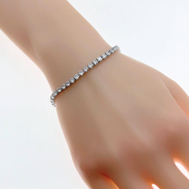 Cubic Zirconia Tennis Bracelet - CHOMEL
