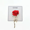 Flower Cubic Zirconia Brooch - CHOMEL