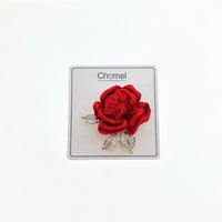 Flower Cubic Zirconia Brooch - CHOMEL