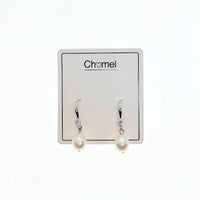 Freshwater Pearl & Cubic Zirconia Earrings - CHOMEL