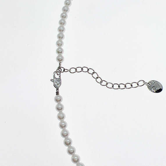 Simulated Pearl Necklace - CHOMEL