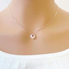 Heart Cubic Zirconia Necklace - CHOMEL