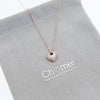 Heart Cubic Zirconia Necklace - CHOMEL