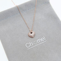 Heart Cubic Zirconia Necklace - CHOMEL