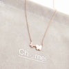 Butterfly Mother of Pearl Necklace - CHOMEL