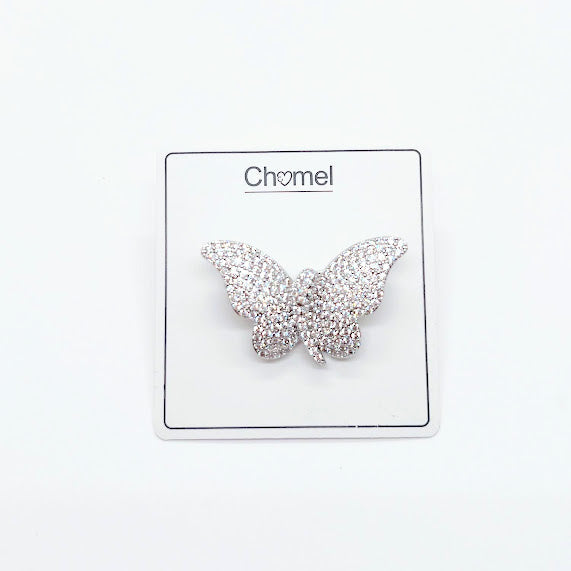 Butterfly Cubic Zirconia  Brooch - CHOMEL