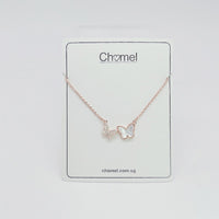 Butterfly Mother of Pearl Necklace - CHOMEL