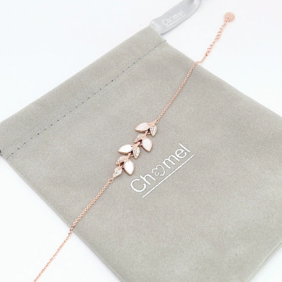Leaf Mother of Pearl Bracelet - CHOMEL