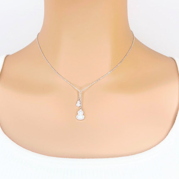 Gourd-Hulu Mother of Pearl Necklace - CHOMEL