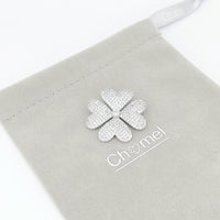 Clover Cubic Zirconia Brooch - CHOMEL