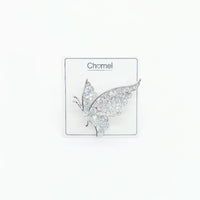 Butterfly Cubic Zirconia  Brooch - CHOMEL