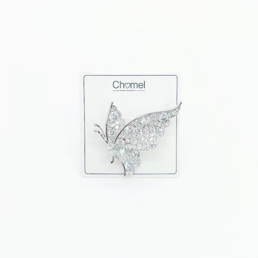 Butterfly Cubic Zirconia  Brooch - CHOMEL