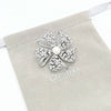 Petal Bow Freshwater Pearl Brooch - CHOMEL