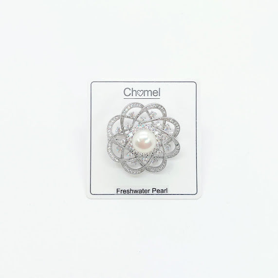 Flower Freshwater Pearl Brooch - CHOMEL