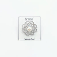 Flower Freshwater Pearl Brooch - CHOMEL