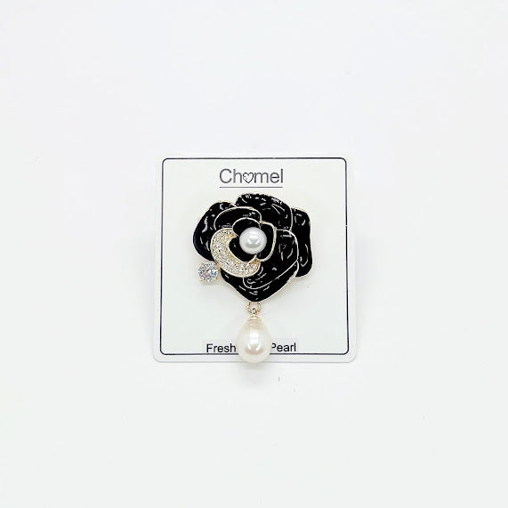 Flower Freshwater Pearl Brooch - CHOMEL