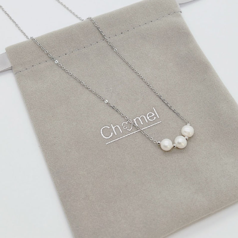 Freshwater Pearl Necklace On Chain
