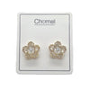 Flower Cubic Zirconia Earrings