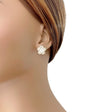 Flower Cubic Zirconia Earrings