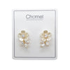 Flower Cubic Zirconia Earrings
