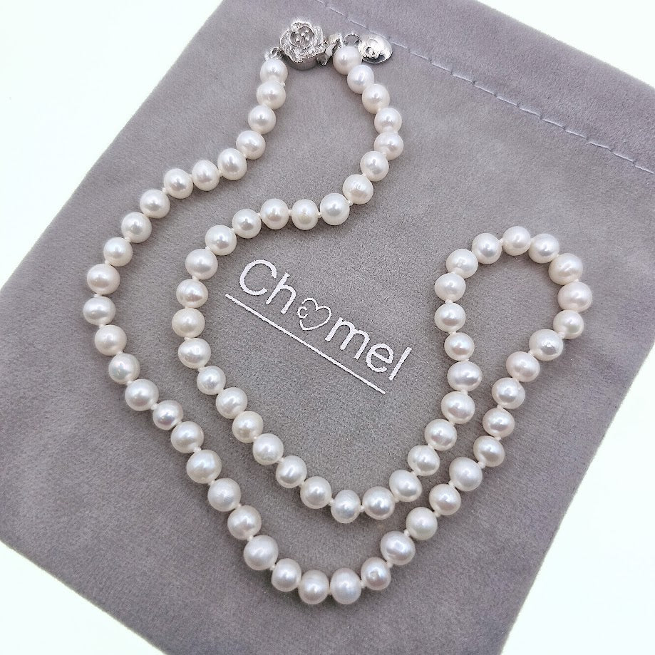 Freshwater Pearl 17" Necklace - CHOMEL