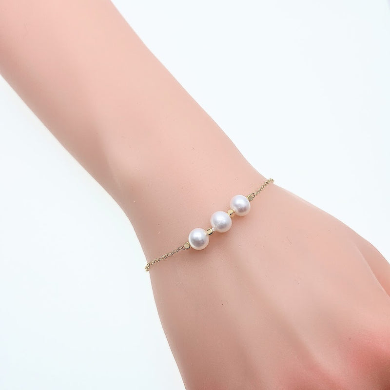Freshwater Pearl Chain Bracelet