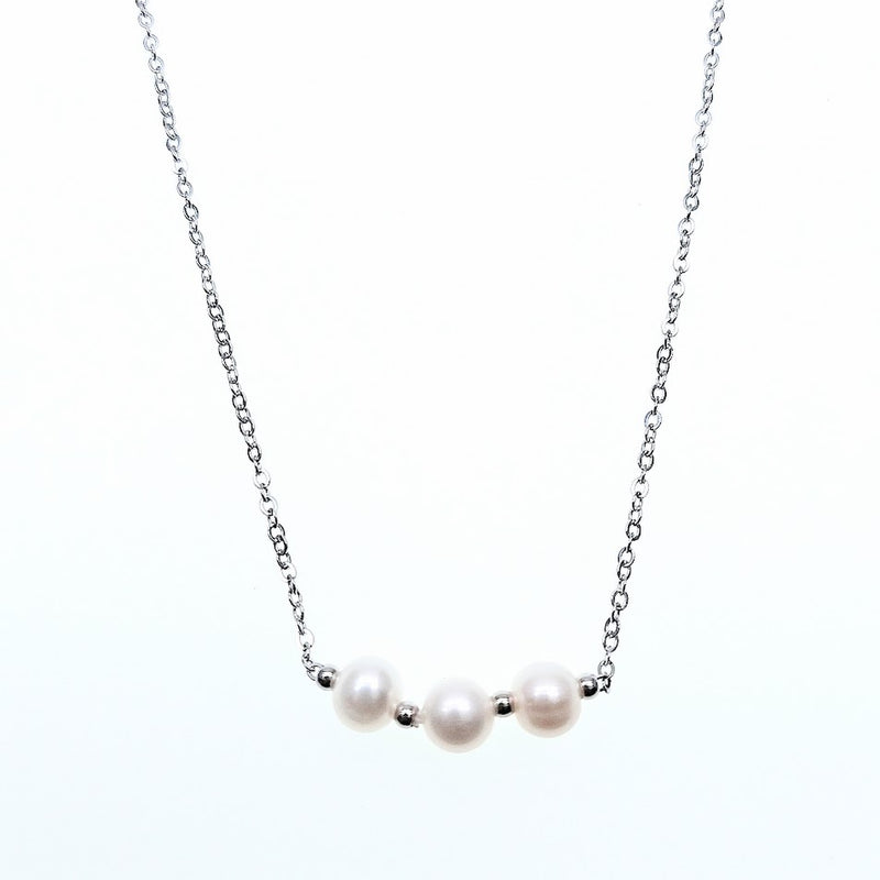 Freshwater Pearl Necklace On Chain