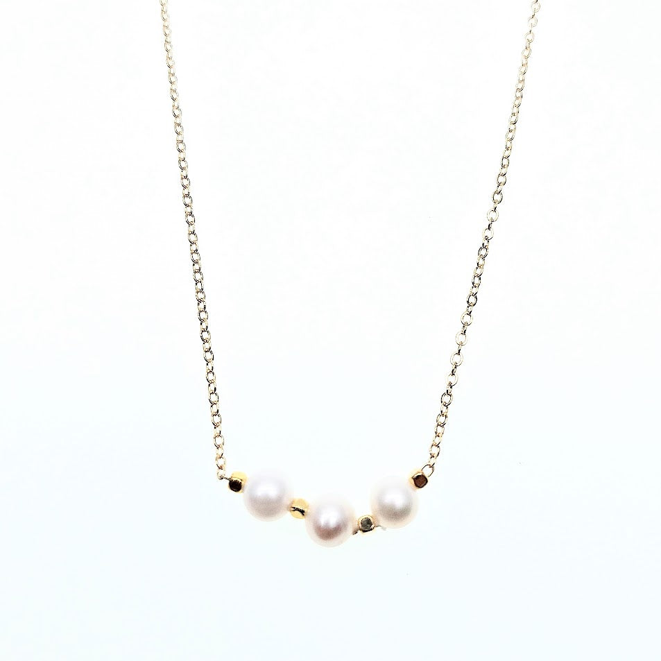 Freshwater Pearl Necklace On Chain