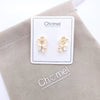 Flower Cubic Zirconia Earrings