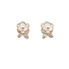 Flower Cubic Zirconia Earrings
