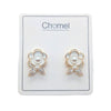 Flower Cubic Zirconia Earrings