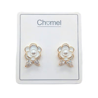Flower Cubic Zirconia Earrings