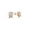 Flower Cubic Zirconia Earrings