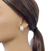 Flower Cubic Zirconia Earrings