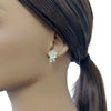 Flower Cubic Zirconia Earrings